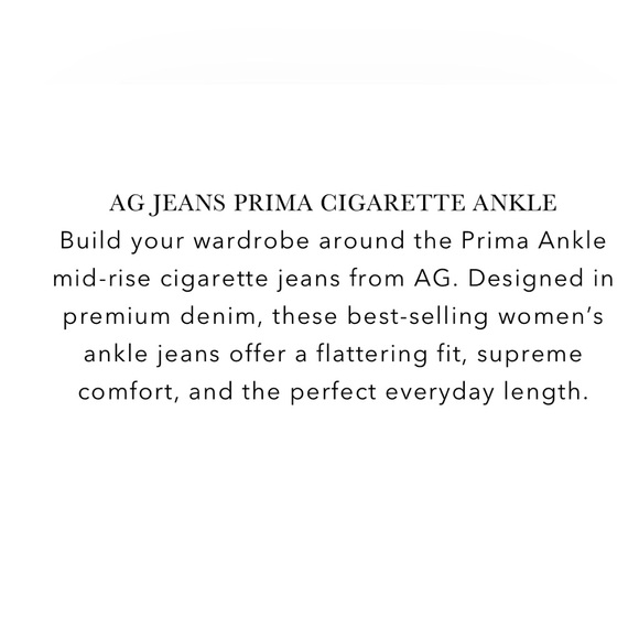 AG Adriano Goldschmied Prima Ankle Cigarette Women's Blue Skinny Jeans - Picture 14 of 14